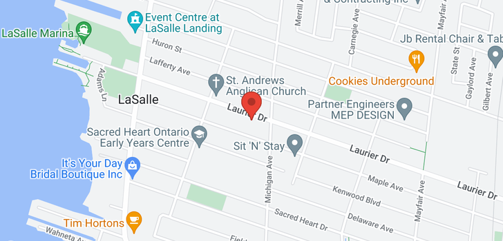 map of 274 LAURIER
